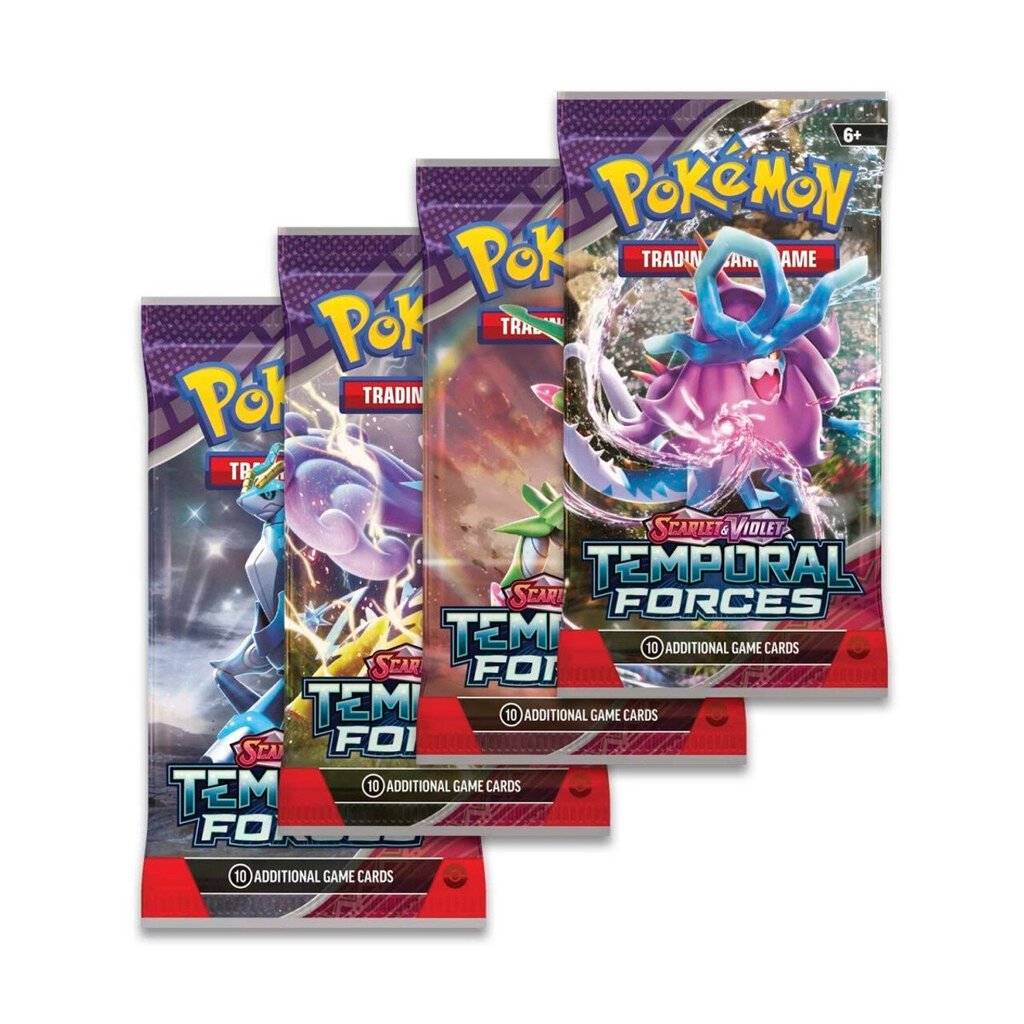 Pokémon SV05 Temporal Forces Booster Pack kaina ir informacija | Žaidėjų atributika | pigu.lt