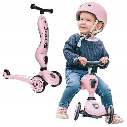 Vaikiškas paspirtukas Scoot & Ride 96270, rožinis цена и информация | Paspirtukai | pigu.lt