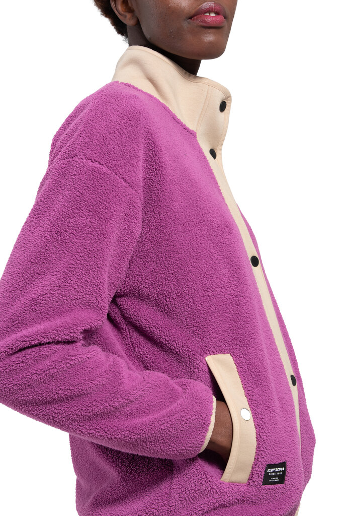 Icepeak moteriškas megztinis ABBOT, fuksijos spalvos kaina ir informacija | Džemperiai moterims | pigu.lt