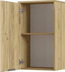 Ванная шкафчик Sacramento 2704, белый/коричневый цена и информация | Шкафчики для ванной | pigu.lt