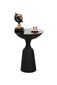 Šoninis staliukas Kalune Design 1007-1, juodas/pilkas kaina ir informacija | Kavos staliukai | pigu.lt