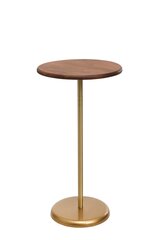 Šoninis staliukas Kalune Design 1032-1, rudas/auksinis kaina ir informacija | Kavos staliukai | pigu.lt