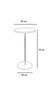 Šoninis staliukas Kalune Design 1032-4, rudas/juodas kaina ir informacija | Kavos staliukai | pigu.lt