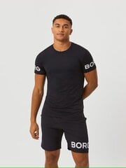Björn Borg vyriški marškinėliai, juodi цена и информация | Мужские футболки | pigu.lt