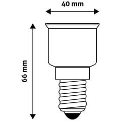 Патрон лампы Entac E14/E27 цена и информация | Выключатели, розетки | pigu.lt