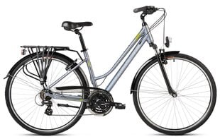 Велосипед женский ROMET Gazela 0 (2024) 28&quot; серо-зеленый (M) цена и информация | Велосипеды | pigu.lt