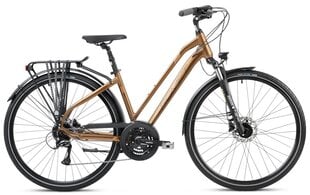 Kalnų dviratis Romet Gazela 6 28", rudas kaina ir informacija | Dviračiai | pigu.lt