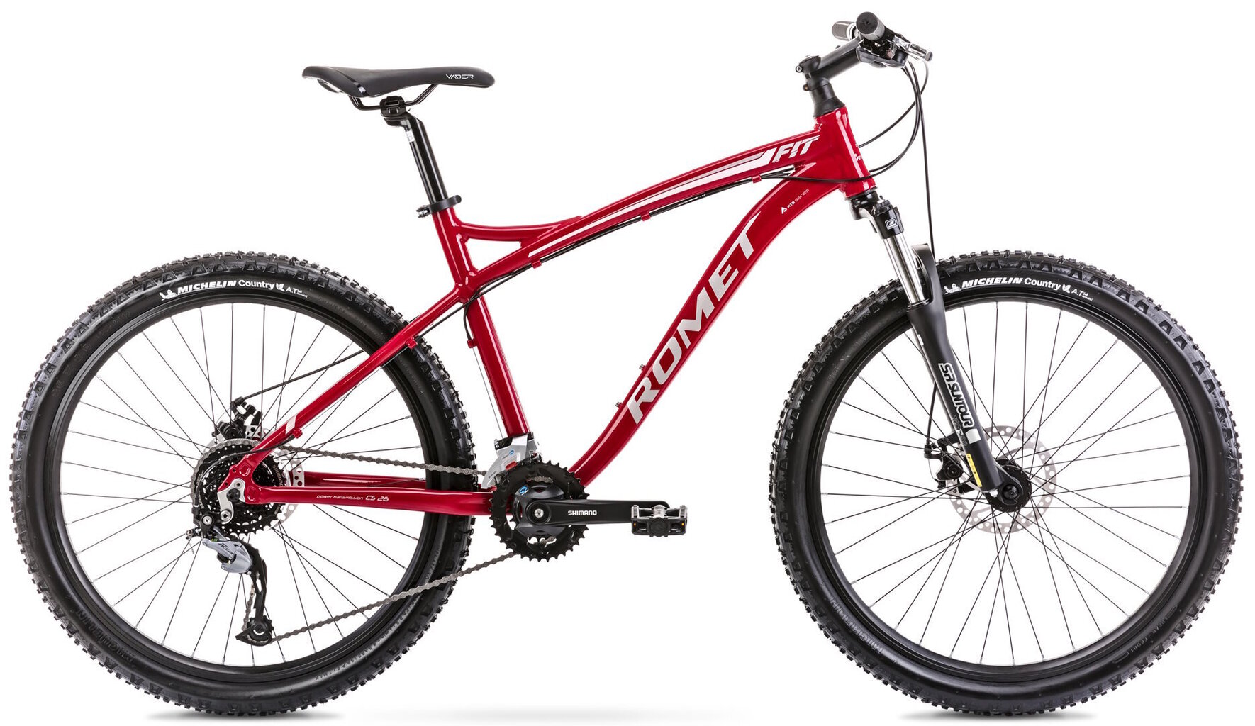 Kalnų dviratis Romet Rambler FIT 26", raudonas цена и информация | Dviračiai | pigu.lt