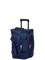 Дорожная сумка на колесиках 898/45, синяя цена и информация | Чемоданы, дорожные сумки | pigu.lt