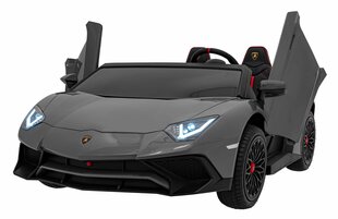 Vienvietis vaikiškas elektromobilis Lamborghini Aventador SV, pilkas kaina ir informacija | Elektromobiliai vaikams | pigu.lt