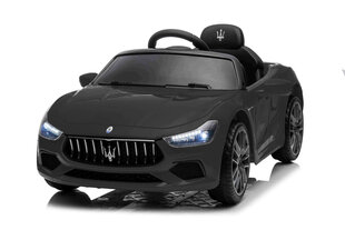 Vienvietis vaikiškas elektromobilis Maserati Ghibli, juodas kaina ir informacija | Elektromobiliai vaikams | pigu.lt