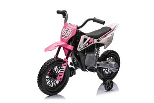 Vienvietis vaikiškas motociklas Pantone 361C, rožinis kaina ir informacija | Elektromobiliai vaikams | pigu.lt