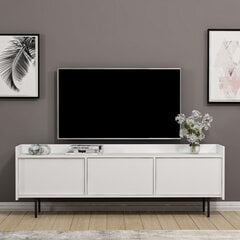 TV staliukas Kalune Design Atlas, baltas kaina ir informacija | TV staliukai | pigu.lt