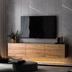 TV staliukas Kalune Design Neon Illuminated, rudas kaina ir informacija | TV staliukai | pigu.lt