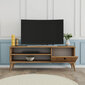 TV staliukas Kalune Design Retro 1562, rudas kaina ir informacija | TV staliukai | pigu.lt