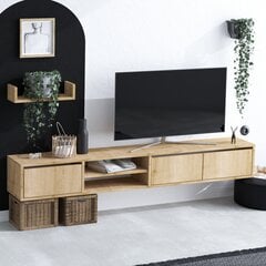 2-ių svetainės baldų komlektas Kalune Design Heka, rudas kaina ir informacija | Sekcijos | pigu.lt