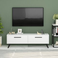 TV staliukas Kalune Design Melisa, baltas kaina ir informacija | TV staliukai | pigu.lt