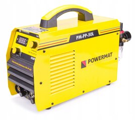 Plazminio pjovimo aparatas Powermat PPM-PP-50L, 230V, 50A kaina ir informacija | Suvirinimo aparatai, lituokliai | pigu.lt