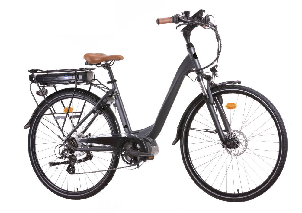 Elektrinis dviratis Denver Urban 600 28", pilkas kaina ir informacija | Elektriniai dviračiai | pigu.lt