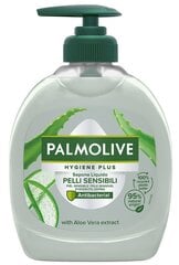 Жидкое мыло PALMOLIVE SENSITIVE Алоэ Вера, 300мл (1) цена и информация | Мыло | pigu.lt