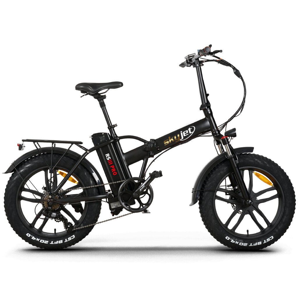 Elektrinis dviratis Skyjet 20", juodas kaina ir informacija | Elektriniai dviračiai | pigu.lt