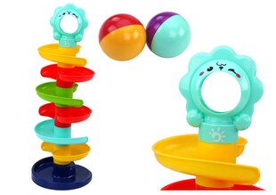 Spalvota trasa kamuoliukams Lean Toys kaina ir informacija | Žaislai kūdikiams | pigu.lt