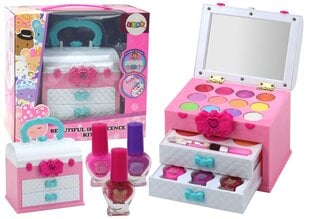 Vaikiškas grožio rinkinys lagamine Lean Toys kaina ir informacija | Žaislai mergaitėms | pigu.lt