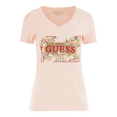 Guess marškinėliai moterims 87888, rožiniai цена и информация | Женские футболки | pigu.lt