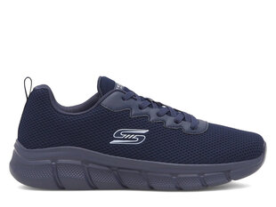 Bobs b flex chill edge skechers 118106nvy vīriešiem tamsiai melyna men's navy 118106NVY цена и информация | Кроссовки для мужчин | pigu.lt