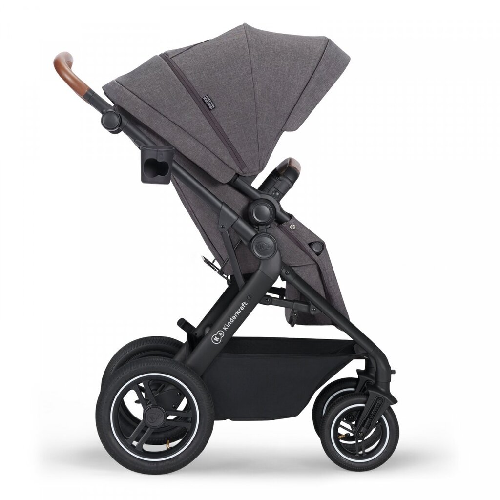 Prekė su pažeista pakuote.Universalus vežimėlis Kinderkraft B-Tour 3in1 Mink Pro, Black цена и информация | Prekės kūdikiams ir vaikų apranga su pažeista pakuote | pigu.lt