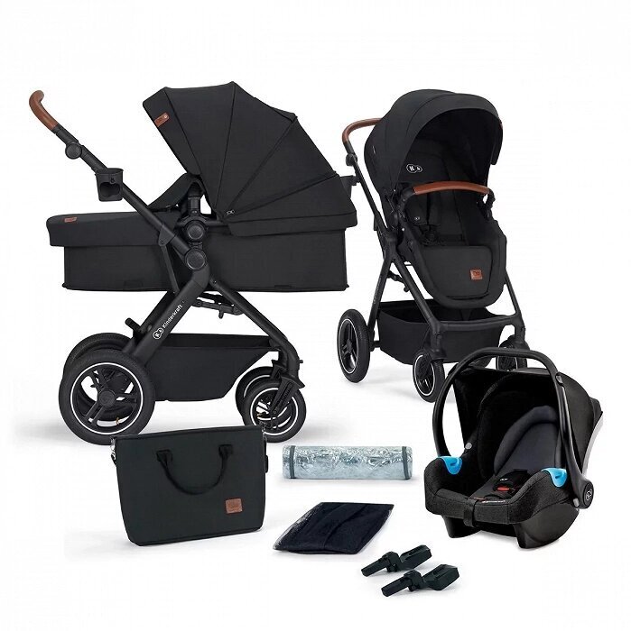 Prekė su pažeista pakuote.Universalus vežimėlis Kinderkraft B-Tour 3in1 Mink Pro, Black цена и информация | Prekės kūdikiams ir vaikų apranga su pažeista pakuote | pigu.lt