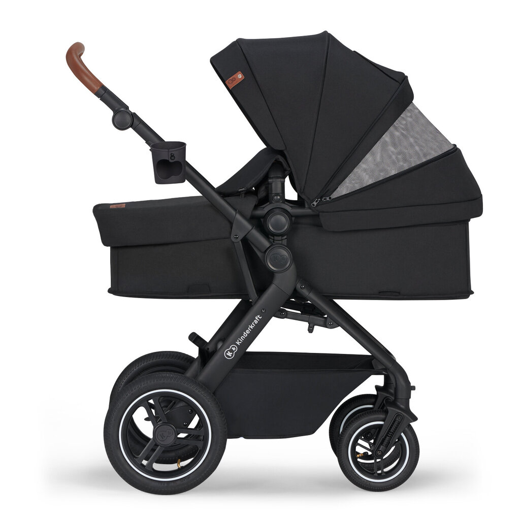 Prekė su pažeista pakuote.Universalus vežimėlis Kinderkraft B-Tour 3in1 Mink Pro, Black цена и информация | Prekės kūdikiams ir vaikų apranga su pažeista pakuote | pigu.lt