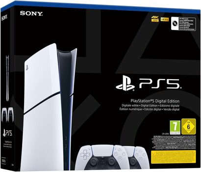 PlayStation 5 Slim 1TB Digital 2 DualSense Edition kaina ir informacija | Žaidimų konsolės | pigu.lt