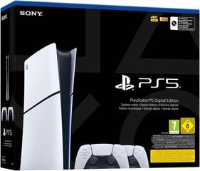 PlayStation 5 Slim 1TB Digital 2 DualSense Edition цена и информация | Игровые приставки | pigu.lt