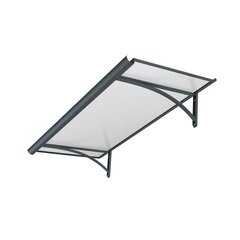 Stogelis Samba Antracitas RAL 7016 Satin akrilo plokštė 120 cm Stogelis цена и информация | Козырьки для дверей | pigu.lt