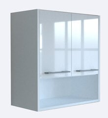 Шкаф настенный для ванной комнаты ZUZIA 1P 30/56 белый цена и информация | Шкафчики для ванной | pigu.lt