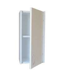 Vonios sieninė spintelė Zuzia 30/30, balta цена и информация | Шкафчики для ванной | pigu.lt