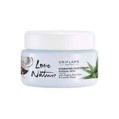 Drėkinamasis veido kremas Oriflame Love Nature Hydrating Face Cream, 50 ml цена и информация | Кремы для лица | pigu.lt