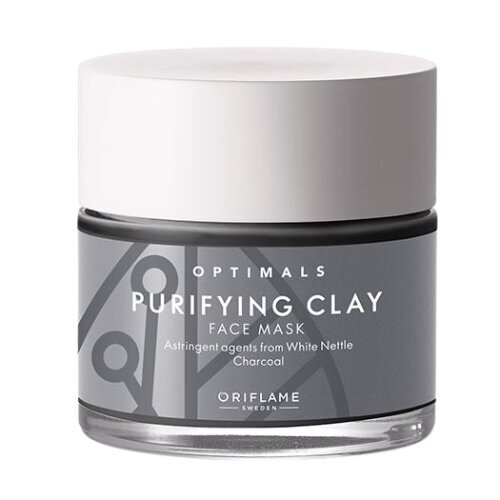 Molinė veido kaukė valymui Oriflame Optimals Purifying Clay Face Mask, 50 ml kaina ir informacija | Veido kaukės, paakių kaukės | pigu.lt