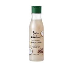 Maitinamasis dušo gelis Oriflame Nourishing Love Nature, su kakavos sviestu ir kokosų aliejumi, 250 ml цена и информация | Масла, гели для душа | pigu.lt