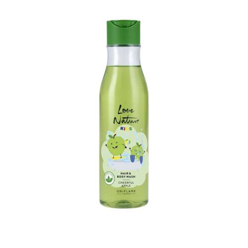 Kūno ir plaukų prausimosi želė Oriflame Love Nature Kids Cheerful Apple, 250 ml kaina ir informacija | Kosmetika vaikams ir mamoms | pigu.lt