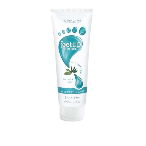 Kreminis pėdų dezodorantas Oriflame Feet Up Comfort anti-perspirant, 75 ml цена и информация | Dezodorantai | pigu.lt