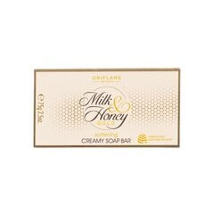 Minkštinamasis muilas Oriflame Milk & Honey Gold Soap bar, 75 g kaina ir informacija | Muilai | pigu.lt