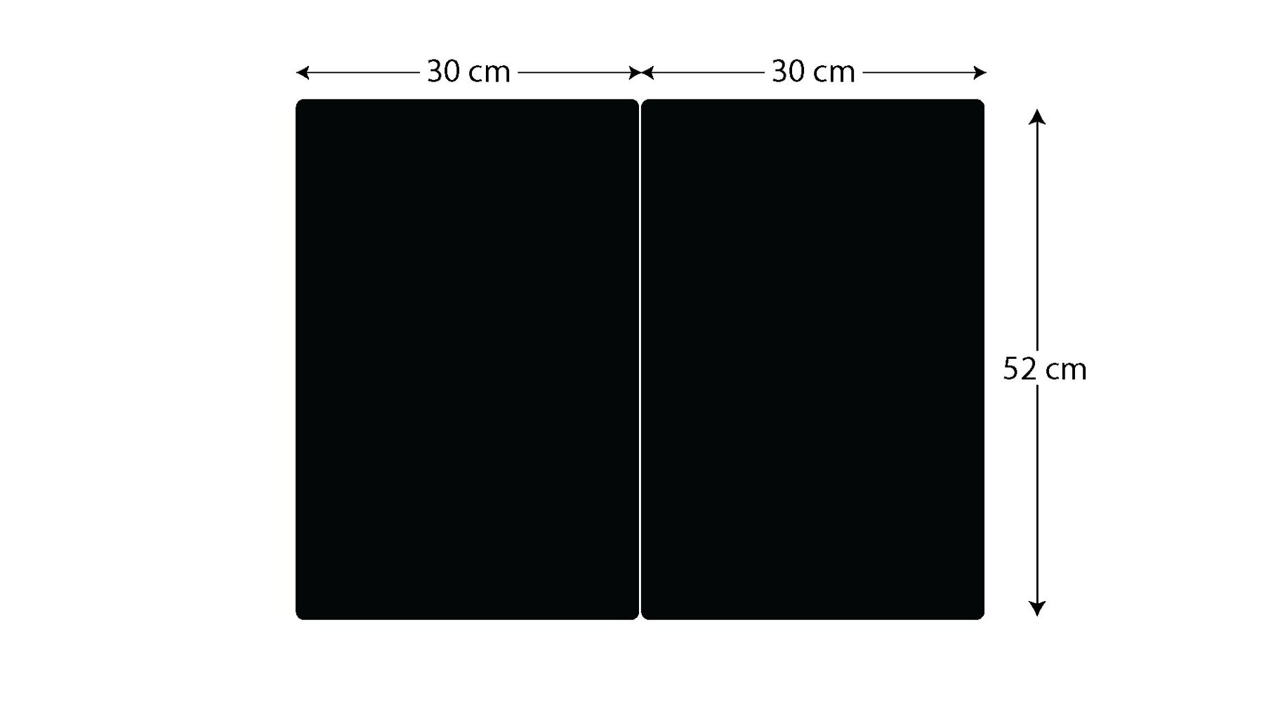 Pjaustymo lentelė, 2x30x52 cm kaina ir informacija | Pjaustymo lentelės | pigu.lt