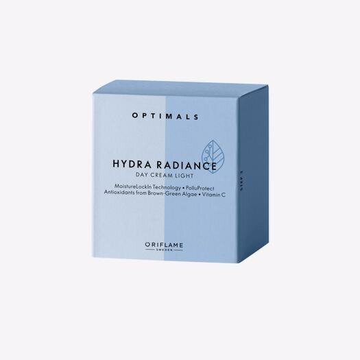 Dieninis veido kremas Oriflame Optimals Hydra Radiance Day Cream Light, 50 ml цена и информация | Veido kremai | pigu.lt