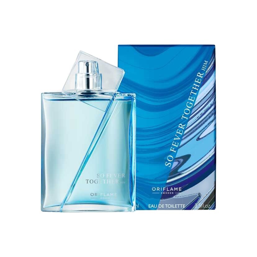 Kvapusis vanduo Oriflame So Fever Together Him EDP vyrams, 75 ml kaina ir informacija | Kvepalai vyrams | pigu.lt