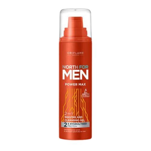 Skutimosi gelis Oriflame North For Men PowerMax, 200 ml цена и информация | Skutimosi priemonės ir kosmetika | pigu.lt