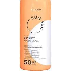 Kūno ir veido dulksna nuo saulės Oriflame Sun 360 Dry Mist, 150 ml kaina ir informacija | Kremai nuo saulės | pigu.lt