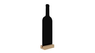 Dvipusė kreidinė lenta ALLboards Wino, 4 vnt. kaina ir informacija | Kanceliarinės prekės | pigu.lt