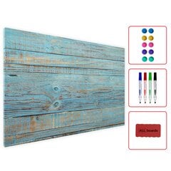 Metalinė magnetinė lenta Blue Desk, 60x40 cm kaina ir informacija | Kanceliarinės prekės | pigu.lt